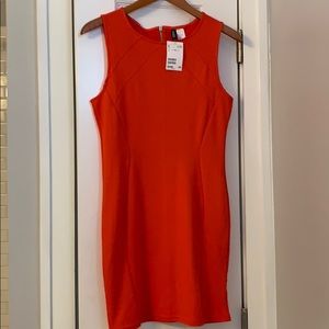 H&M coral dress size 8- NWT